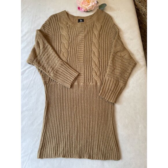 Derek Heart XL Cozy Cable Knit Sweater Dress - Picture 2 of 10